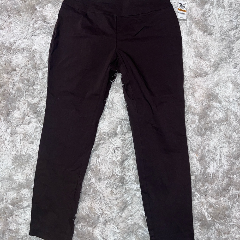 Dark Brown Plus skinny pants